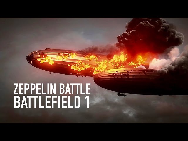 Battlefield 1 Zeppelin Battle in 4K PC Gameplay