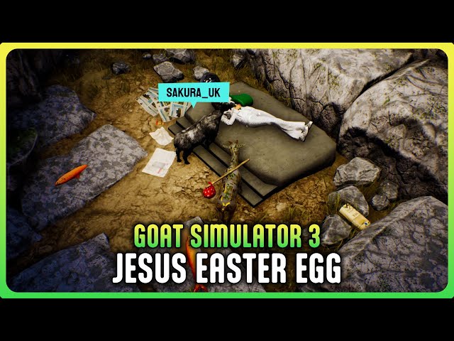Goat Simulator 3 - Jesus Resurrection Easter Egg