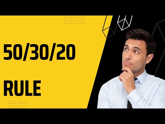 How To Manage Your Money (50-30-20 Rule)