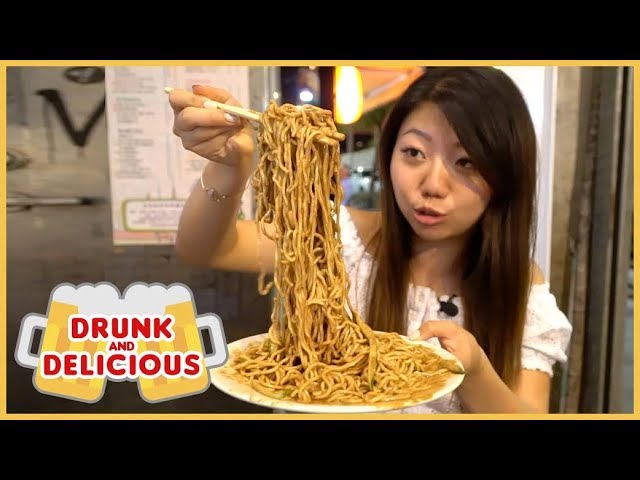 SEXY SESAME NOODLES! Drunk & Delicious Taiwanese Street Food After Dark