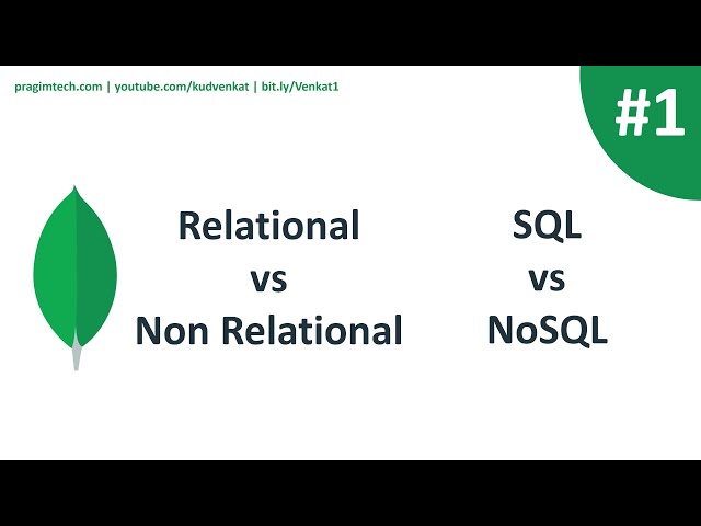 Sql vs NoSql | Relational and non relational databases