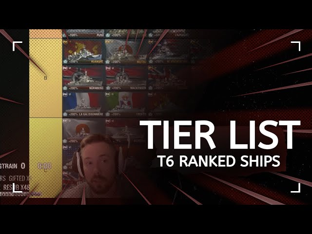 T6 Ranked Ships - Tier List