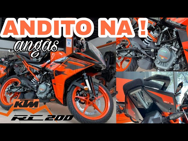 2022 KTM RC 200 - Upgraded version -TAGALOG REVIEW , Colors , Price , Specs, Features - Ang Porma !
