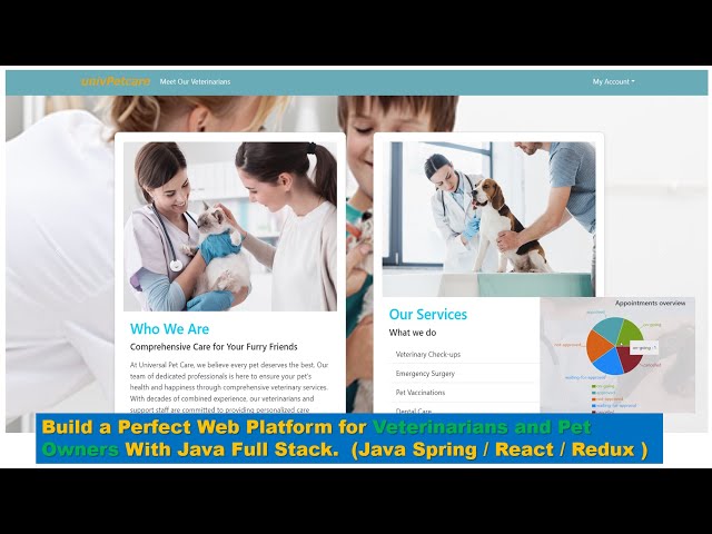 Building a Platform for Veterinarians and Pet Owners - Spring Boot | React  / Redux