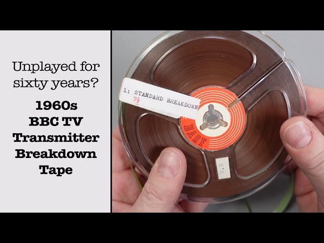 1960s BBC TV Transmitter Breakdown tape