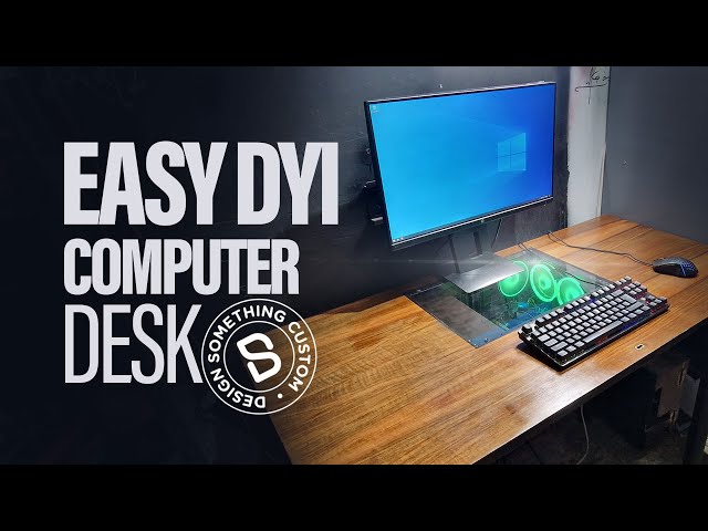 Easy DYI Desk Computer by Design Something