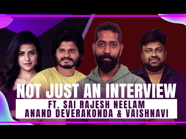 Team Baby Telugu Interview | Anand Deverakonda | Sai Rajesh | Vaishnavi Chaitanya | Sudhir S