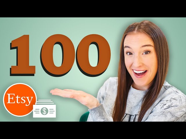 HOW TO MAKE YOUR FIRST 100 ETSY SALES FAST 💰 (Step by Step Etsy Shop for Beginners Tutorial)
