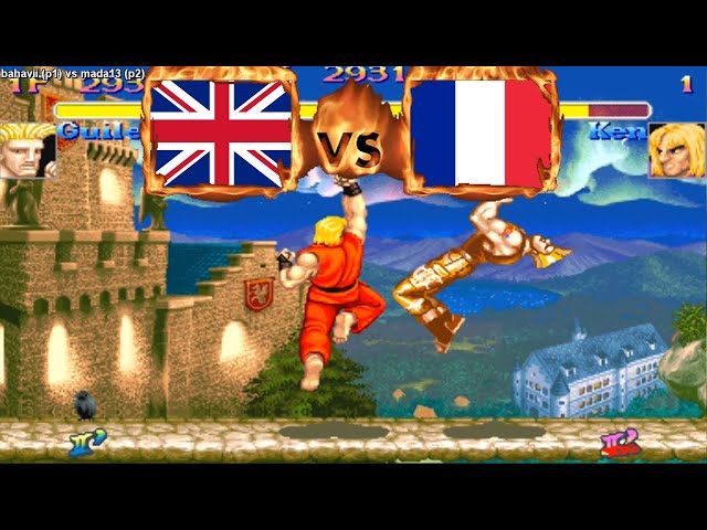 Hyper Street Fighter 2 The Anniversary Edition -  bahavii (GBR) vs (FRA) mada13 [hsf2] [Fightcade]