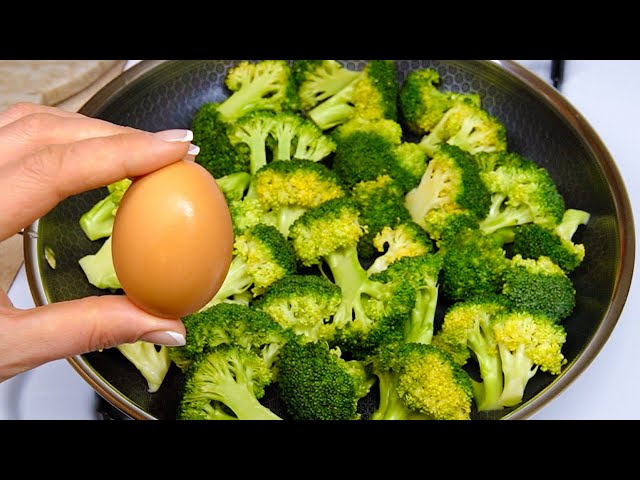 Do you have broccoli and eggs at home? 😋 Healthy, delicious and easy recipe! cook ASMR!