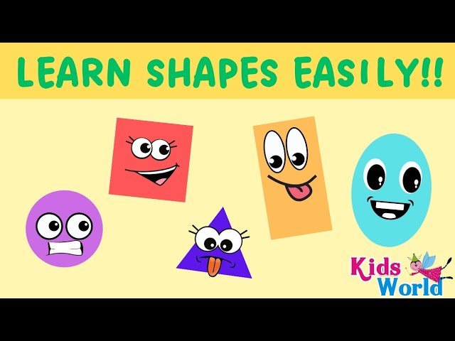 Learn shapes easily! Part 1