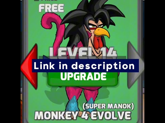 How to unlock Monkey 4 Evolve in manok na pula | Paano makuha ang Monkey 4 evolve super manok