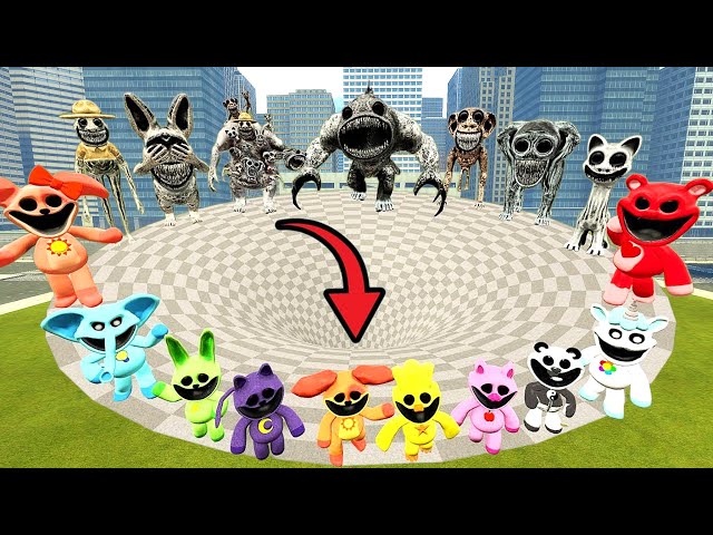 NEW BIG HOLE ALL ZOONOMALY MONSTERS FAMILY VS MONSTERS POPPY PLAYTIME 3 In Garry's Mod