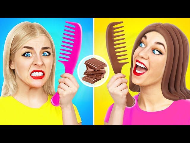 Real Food vs Chocolate Food Challenge #6 by Multi DO Fun