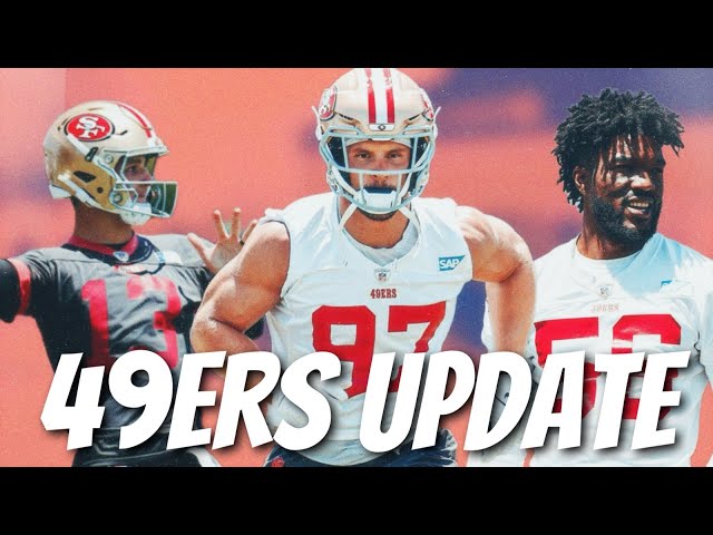 49ers OTA Update: Jake Brendel's injury forces shuffle, CMC Holdout or No Big Deal + more
