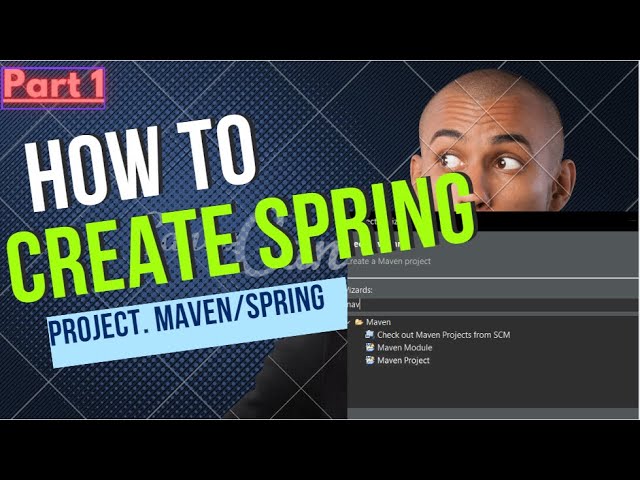 Create spring project Part 1. With maven next part with spring and spring boot Starter