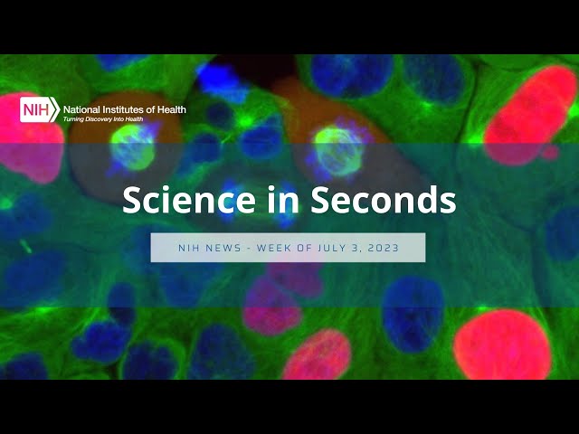 NIH Science in Seconds – Week of July 3, 2023