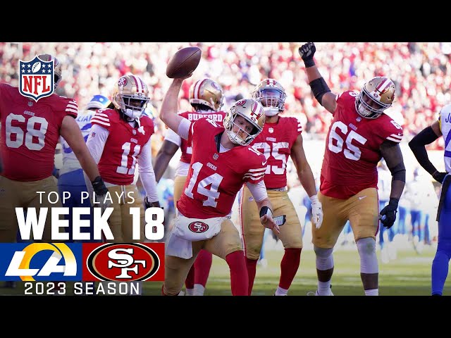 San Francisco 49ers Top Plays vs. the Los Angeles Rams in Week 18