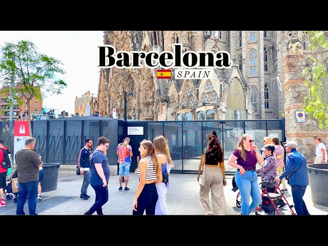Barcelona, Spain 🇪🇸 SUMMER 2023 4K-HDR Walking Tour (▶3HOURS)