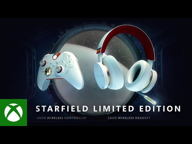 Starfield Limited Edition Xbox Wireless Controller and Headset
