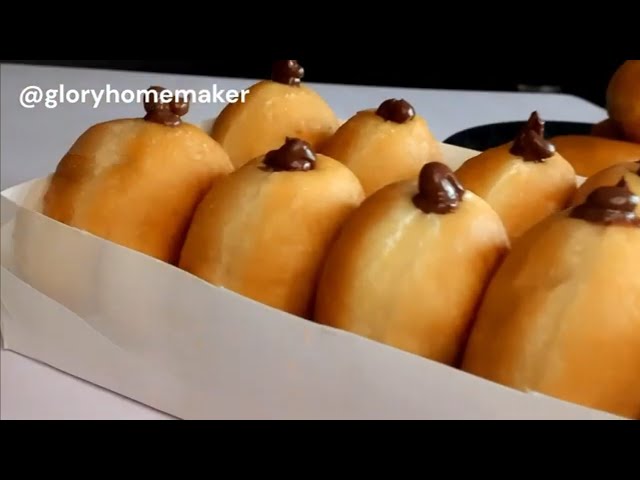 Simple Steps To Chocolate Filled Donuts Recipe | How To Make Chocolate Filling | Glory Homemaker