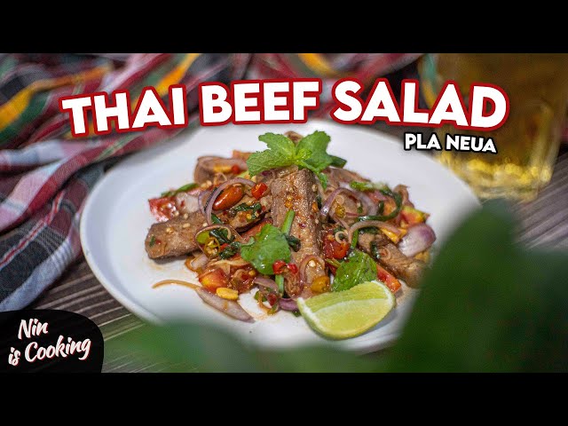 Thai Spicy Grilled Beef Salad   TASTY & REFRESHING!