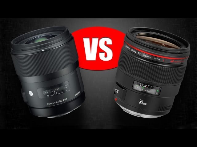 Lens Comparison: Sigma 35mm f/1.4 "Art" vs. Canon 35mm f/1.4L USM