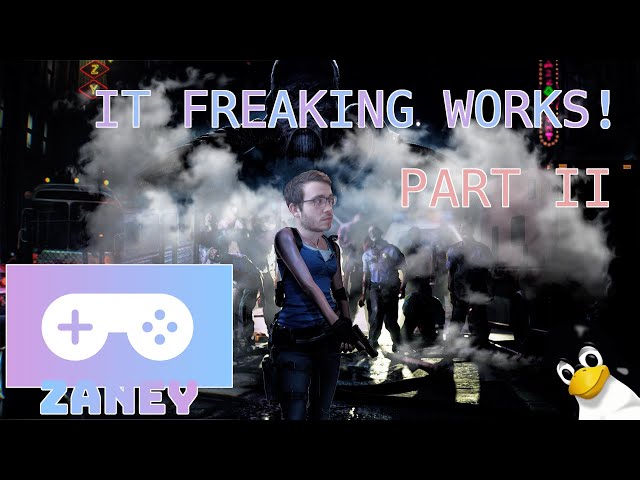 Resident Evil 3 Remake Gameplay Part 2 | Zaney Games On Linux