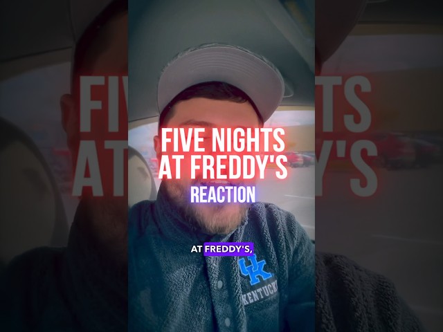Five Nights at Freddy’s FIRST REACTION