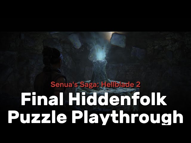 Fourth and Final Hiddenfolk Puzzle Gameplay Playthrough Hellblade 2 4k No Commentary