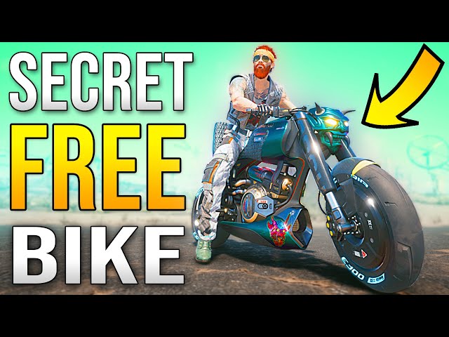 FREE SECRET BIKE - Best Bike in Cybeprunk 2077 Location (Fastest Bike)!