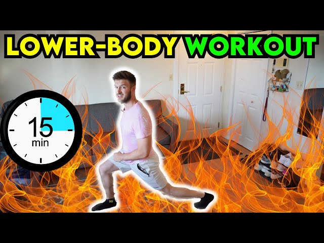 15 Minute Lower-Body Home Workout (no equipment)