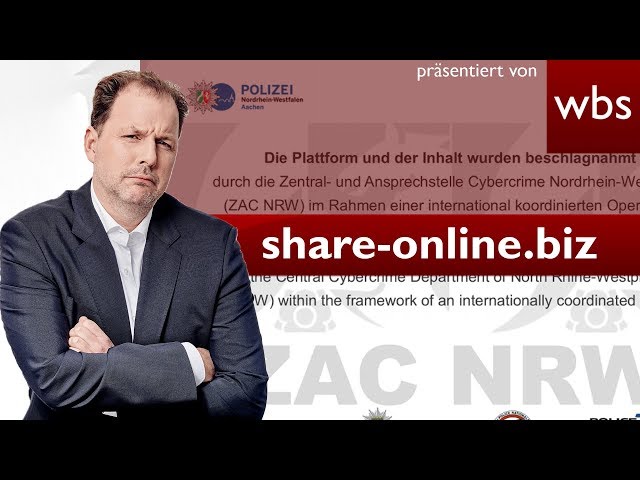 Razzia gegen share-online.biz: Was droht Nutzern? | Rechtsanwalt Christian Solmecke