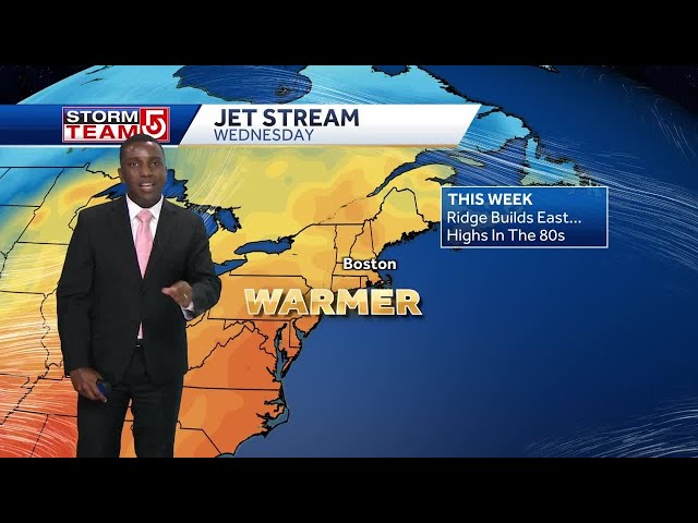 Video: Major warmup for Mass. with summerlike feel by midweek