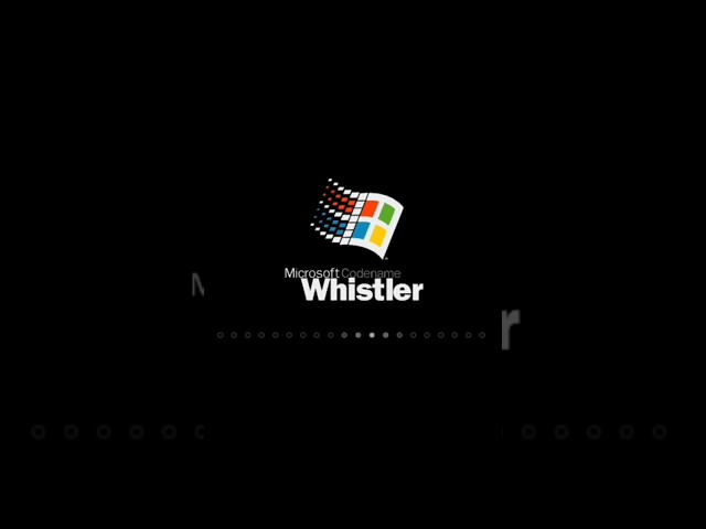 Windows Whistler Beta 1 Startup