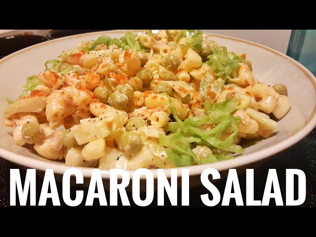 How To Make Really Good Macaroni Salad!-Simple-Easy-Refreshing!