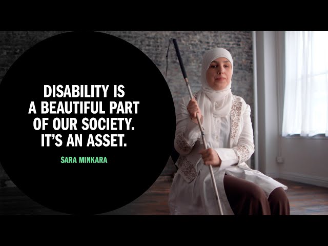 (Audio Described) Disability is an asset, ft Sara Minkara, Empowerment Through Integration