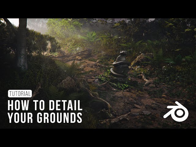 How to detail your grounds - Blender Tutorial