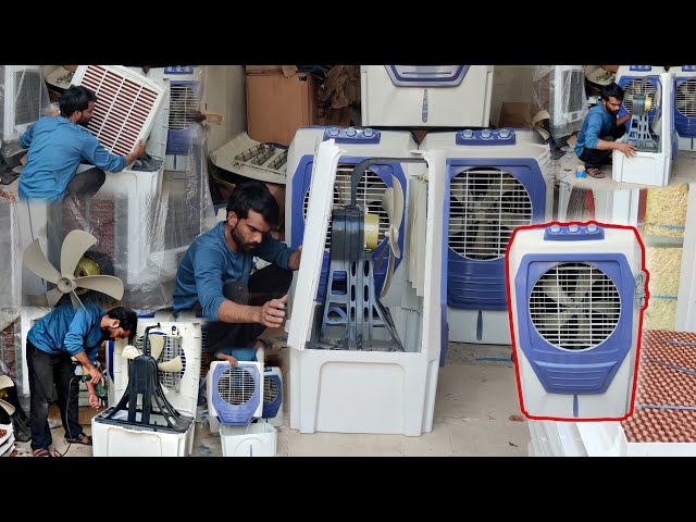 Top Manufacturing AIR Cooler in Factory Process | ICE Box Room Air Cooler