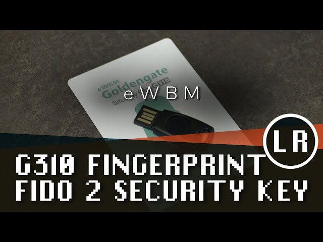eWBM Goldengate Fingerprint FIDO 2 Security Key (G310)