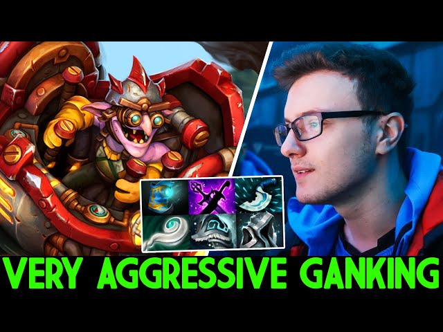 MIRACLE [Timbersaw] Unexpected Dagger Build Aggressive Ganking Dota 2