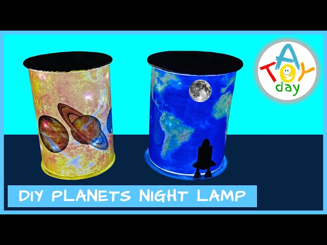 DIY Planets Night Lamp | How to make Simple Night Lamp of recycling materials | 8 planets for kids