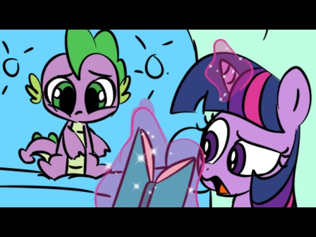 CUTE BABY SPIKE MLP COMICS - "The Balloon Language/Part Of The Family" (Comedy/Heartwarming)