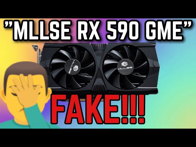 Fake RX 590 GME 8GB from MLLSE! RX 580 with Fake vBIOS! (PT1)