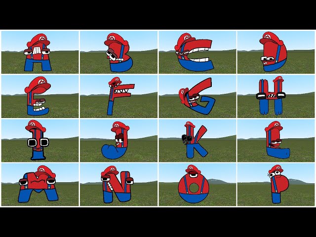 ALPHABET LORE FAMILY BUT THEY ARE MARIO VERSION in Garry's Mod