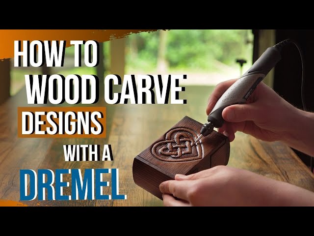 How to Wood Carve/Power Carve Designs With a Dremel