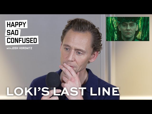 How Tom Hiddleston came up with Loki's last line