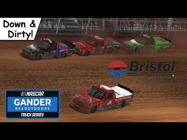 iRacing - Dirt Bristol - Gander Outdoors Truck Series - Down & Dirty!
