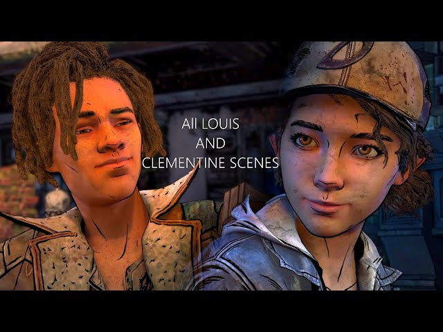 The Walking Dead The Final Season - All Louis and Clementine Scenes