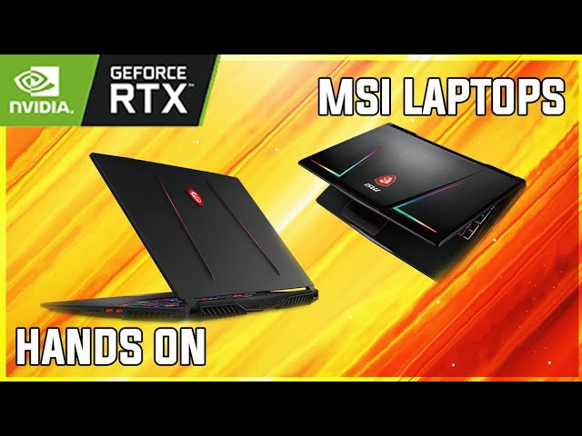 MSi Gaming Series Laptops - CES 2019